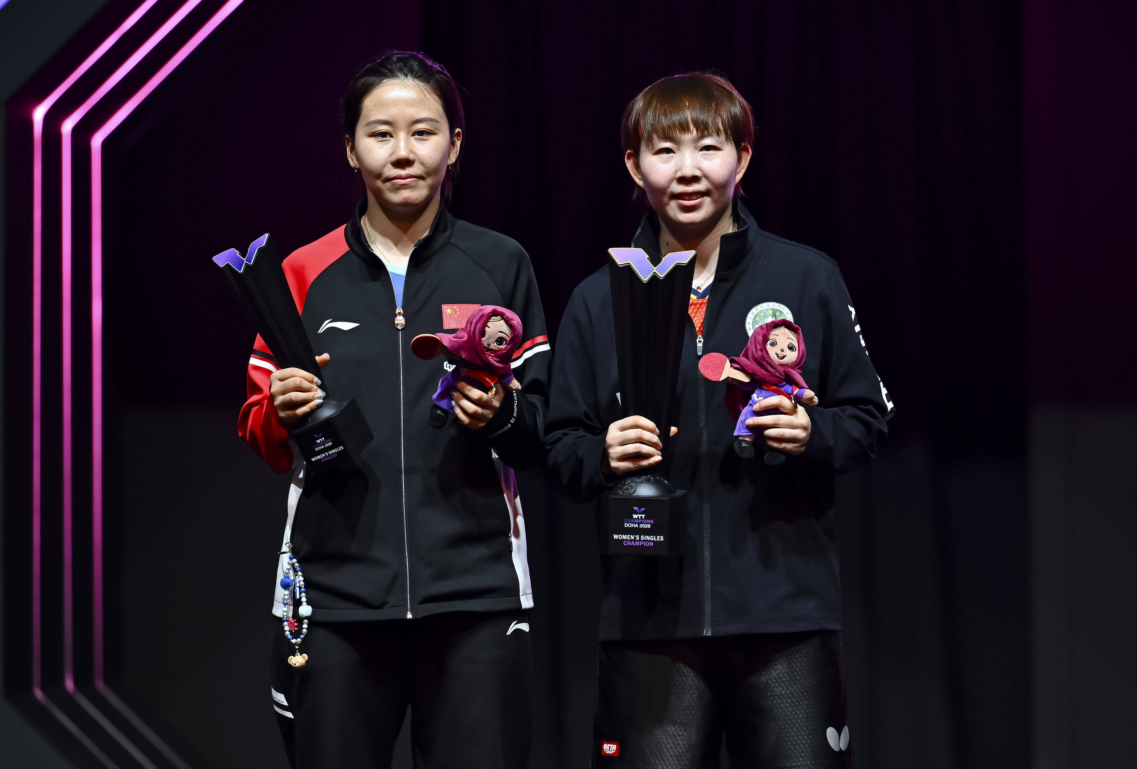 皇冠tg @hga039
_(体育)乒乓球——WTT多哈冠军赛:朱雨玲女单夺冠